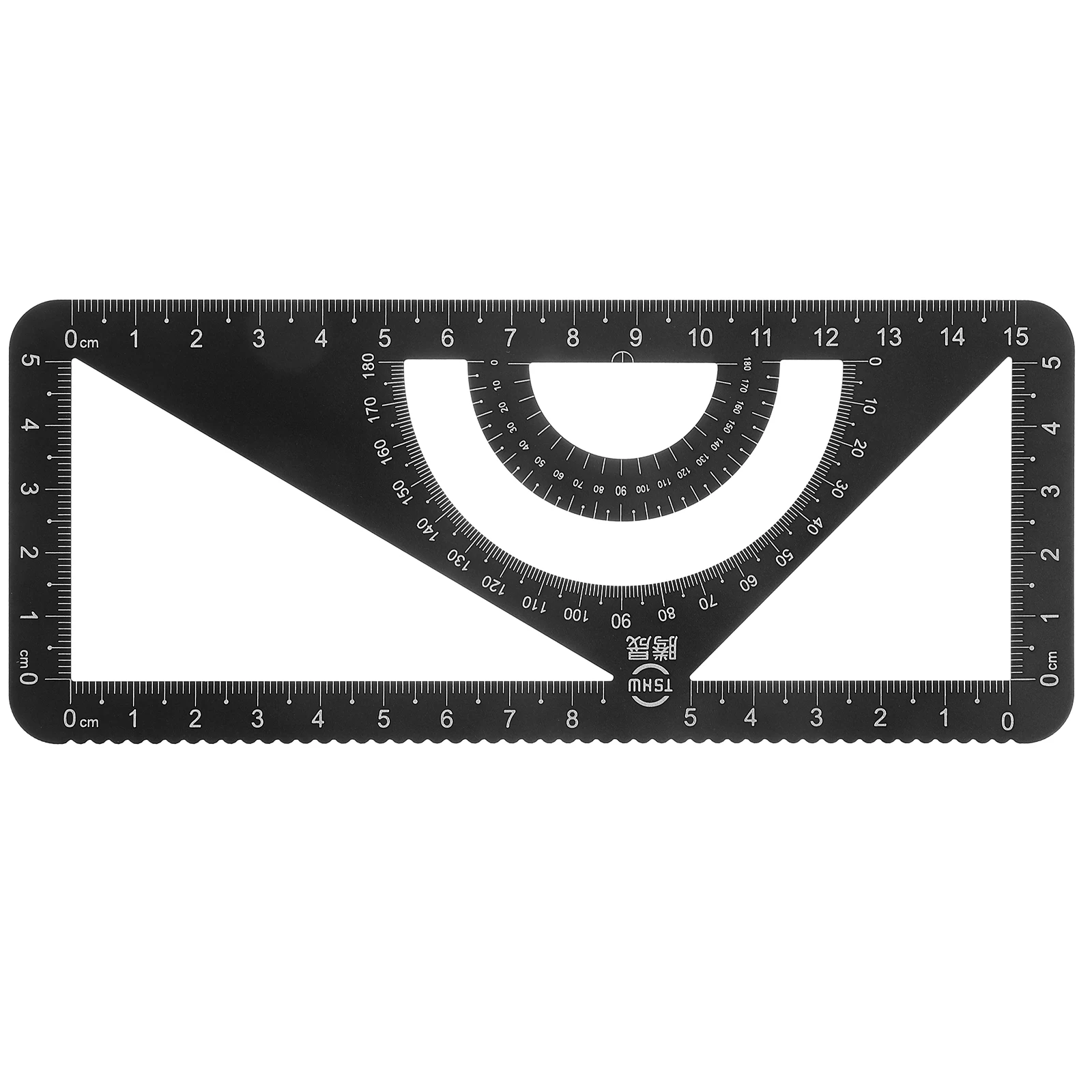 Multipurpose Metal Ruler Triangle Protractor Set Black Aluminum Alloy Measuring Tool for Students Office Use Drawing Tools Ruler
Multipurpose Metal Ruler Triangle Protractor Set Black Aluminum Alloy Measuring Tool for Students Office Use Drawing Tools Ruler