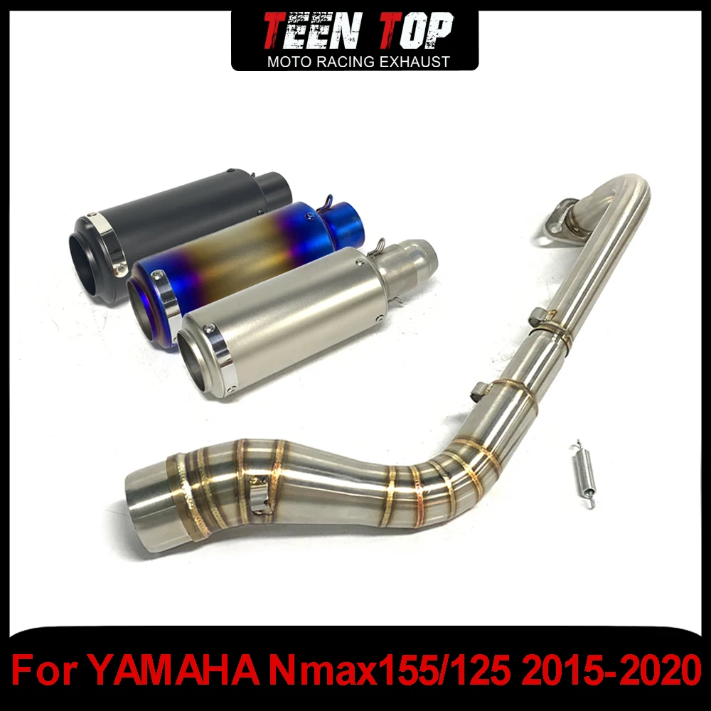 Для YAMAHA Nmax 125 Nmax 155 полная соединительная труба выхлопной системы Nmax 155 2015-2020 выхлопной локоть мотоциклетная трубка из нержавеющей стали 
Для YAMAHA Nmax 125 Nmax 155 полная соединительная труба выхлопной системы Nmax 155 2015-2020 выхлопной локоть мотоциклетная трубка из нержавеющей стали