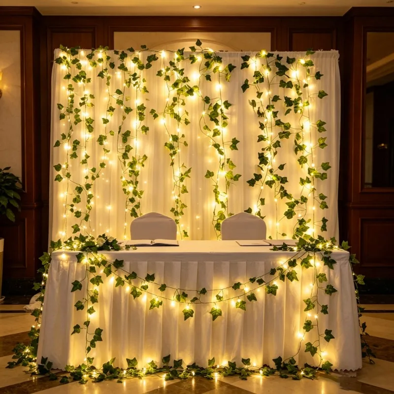 Green Leaf String Lights Artificial Ivy Vine Fairy Light Wedding Party Decoration Christmas Home Room Decor Wall Plant Wreath
Green Leaf String Lights Artificial Ivy Vine Fairy Light Wedding Party Decoration Christmas Home Room Decor Wall Plant Wreath