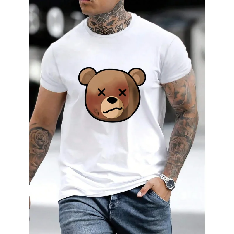 Men's T-Shirt White Bear Face Printed Pattern High Quality Cotton 180g
Men's T-Shirt White Bear Face Printed Pattern High Quality Cotton 180g