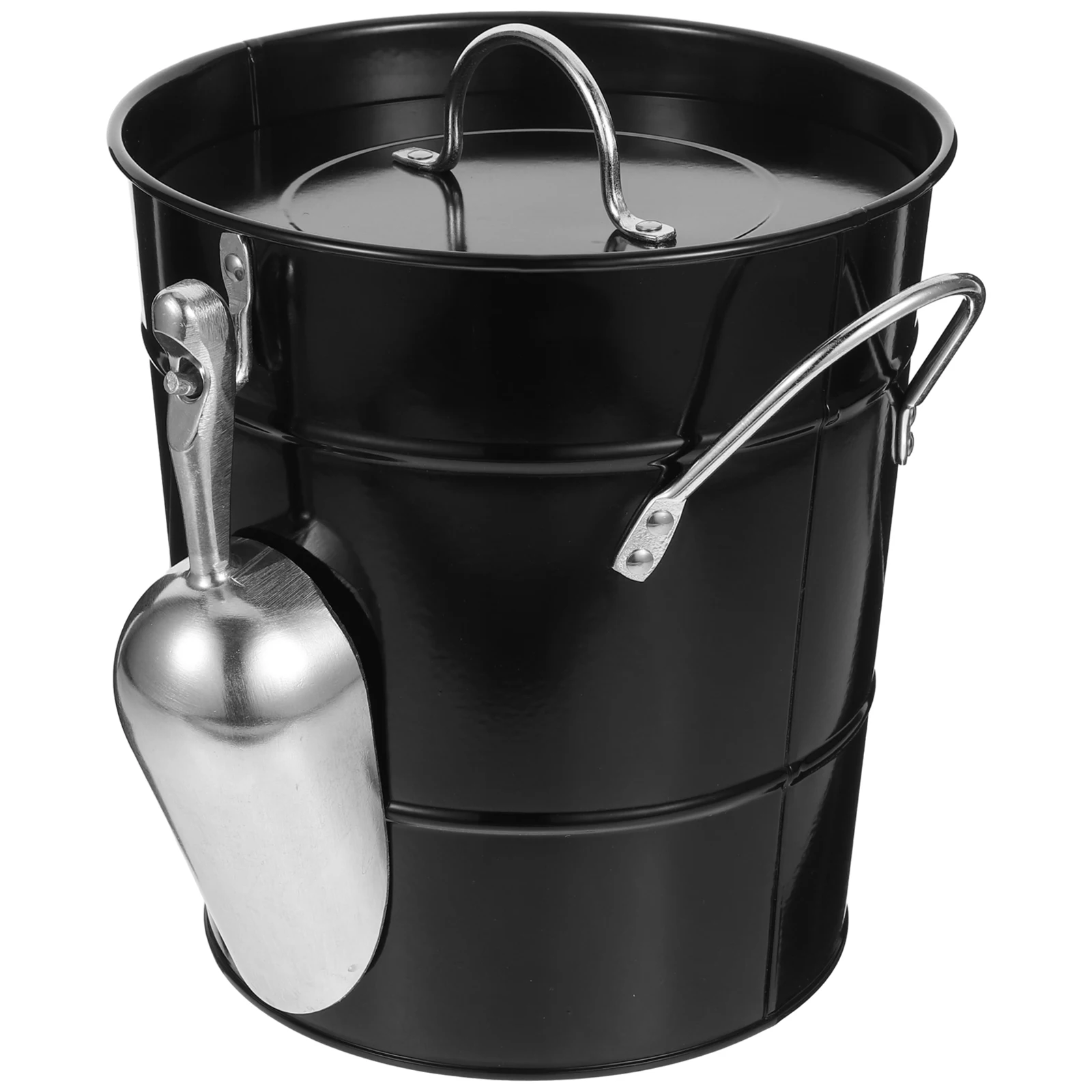 Ice Metal Iron Beer Bottle Holder Round Galvanized Bucket with Lid for Party Bar Restaurant Multi-functional Bucket Ice
Ice Metal Iron Beer Bottle Holder Round Galvanized Bucket with Lid for Party Bar Restaurant Multi-functional Bucket Ice