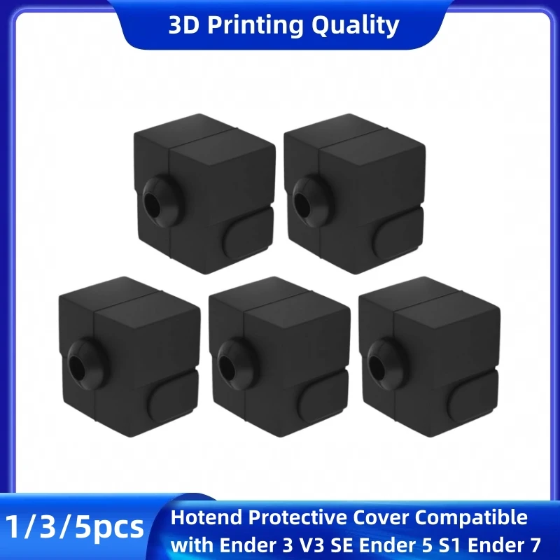 1-5pcs Official Creality Ender 3 V3 SE Silicone Sock Cover, 3D Printer parts for Ender 3 V3 SE/Ender 5 S1 / Ender 7 Hotend Case
1-5pcs Official Creality Ender 3 V3 SE Silicone Sock Cover, 3D Printer parts for Ender 3 V3 SE/Ender 5 S1 / Ender 7 Hotend Case