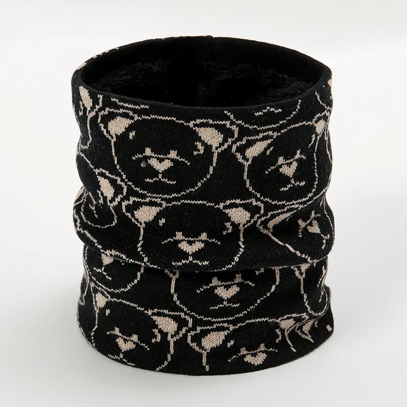 2023 Winter Warm Scarf For Women Knitted Neck Scarves Rings Plush Bear Men's Collar Ring Female Foulard Neckerchief
2023 Winter Warm Scarf For Women Knitted Neck Scarves Rings Plush Bear Men's Collar Ring Female Foulard Neckerchief