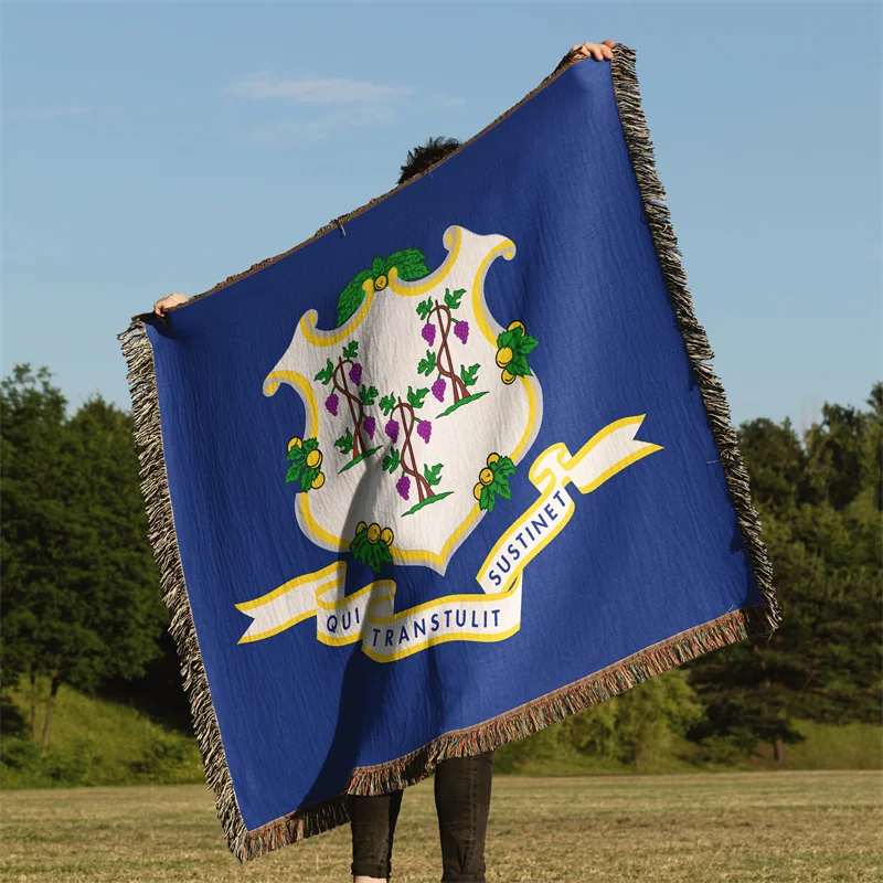 Gaslight Gatekeep Girlboss Connecticut United States of America Jacquard Fringed Woven Throw Blanket
Gaslight Gatekeep Girlboss Connecticut United States of America Jacquard Fringed Woven Throw Blanket