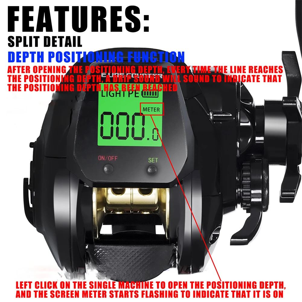 Fishing Reel USB And Solar Charging Electronic Baitcasting Led Screen 7.2:1 Saltwater Waterproof Cast Drum Wheel Casting
Fishing Reel USB And Solar Charging Electronic Baitcasting Led Screen 7.2:1 Saltwater Waterproof Cast Drum Wheel Casting