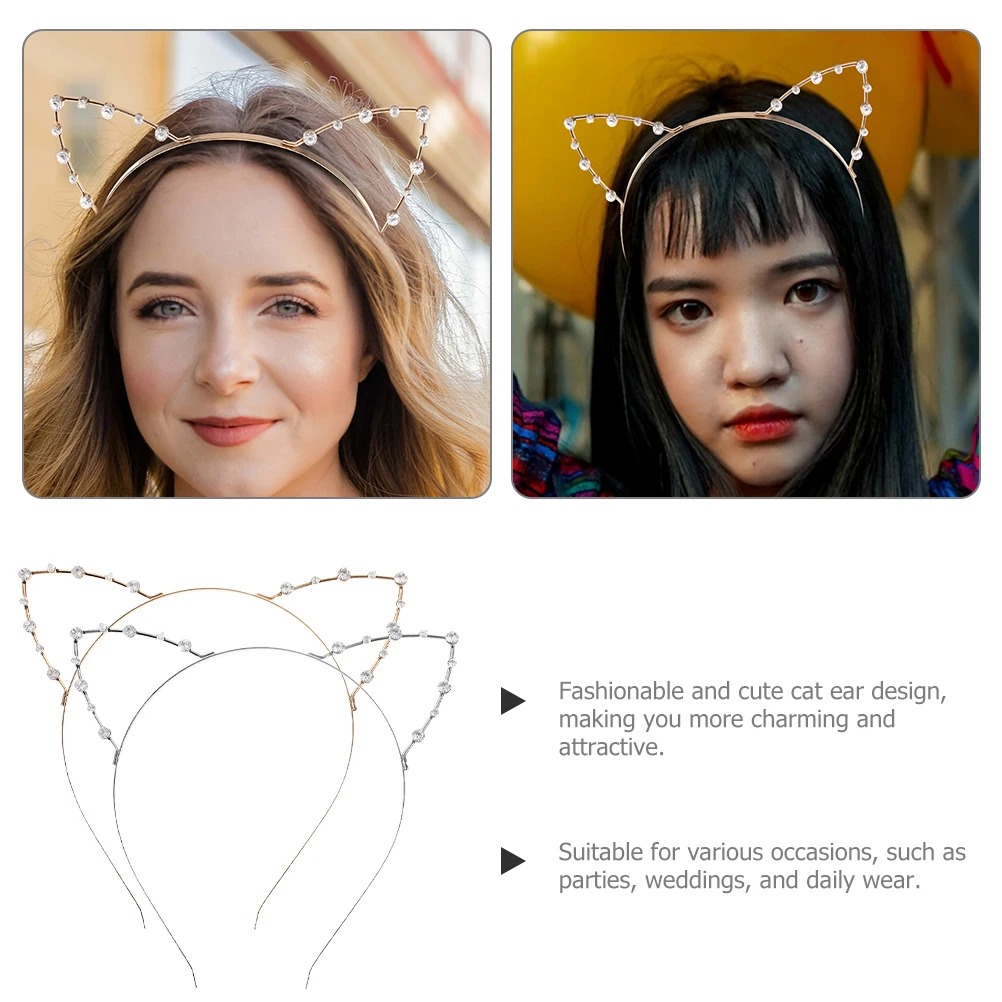 2pcs Cat Ears Headband Headband Halloween Metal Hair Ornaments for Women Party Wedding Accessories Cosplay Halloween
2pcs Cat Ears Headband Headband Halloween Metal Hair Ornaments for Women Party Wedding Accessories Cosplay Halloween