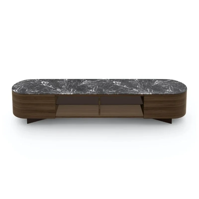 Italian minimalist creative high sense modern simple rock slab countertop solid wood TV cabinet
Italian minimalist creative high sense modern simple rock slab countertop solid wood TV cabinet