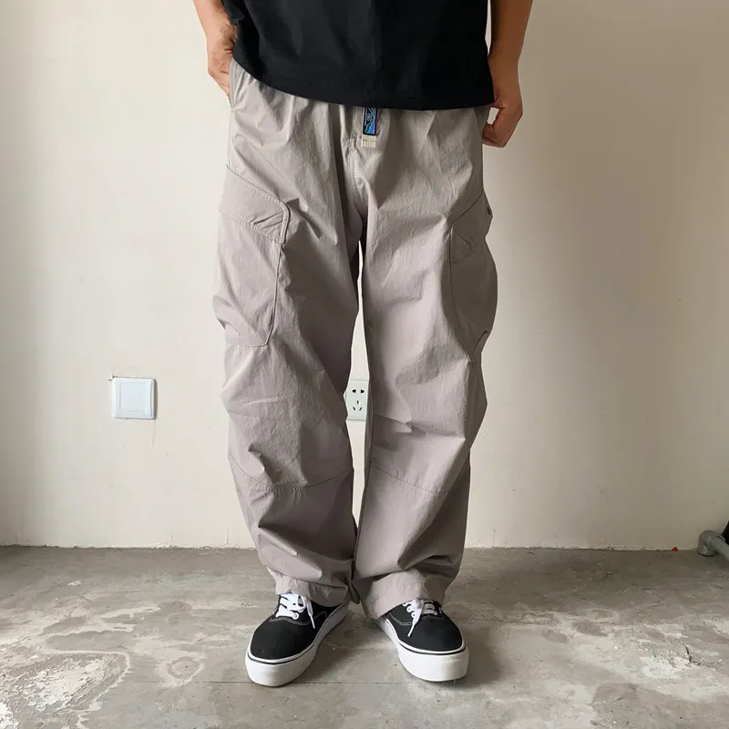 Summer Autumn Lightweight Straight Wide-Leg Cargo Pants for Men 100% Polyester Multi-Pocket Quick-Dry Casual Trousers Outdoor
Summer Autumn Lightweight Straight Wide-Leg Cargo Pants for Men 100% Polyester Multi-Pocket Quick-Dry Casual Trousers Outdoor