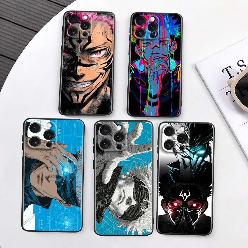 Anime J-Jujutsu Kaisen Gojo For Apple iPhone 16 16E 15 14 13 12 11 XS X Pro Max Plus Black Soft Silicone Cover Phone Case
Anime J-Jujutsu Kaisen Gojo For Apple iPhone 16 16E 15 14 13 12 11 XS X Pro Max Plus Black Soft Silicone Cover Phone Case