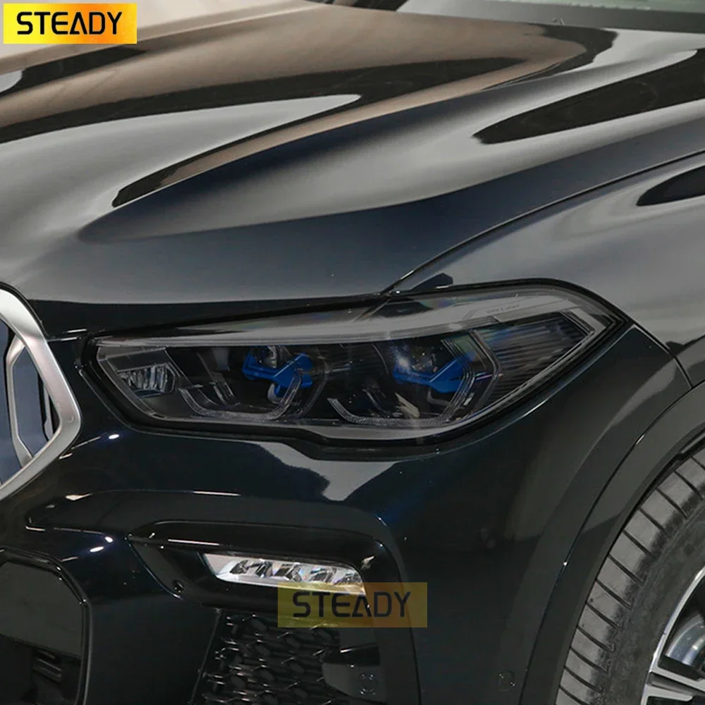 2 Pcs Car Headlight Protective Film Headlamp Restoration Transparent Black TPU Sticker For BMW X6 G06 2020 - Accessories
2 Pcs Car Headlight Protective Film Headlamp Restoration Transparent Black TPU Sticker For BMW X6 G06 2020 - Accessories