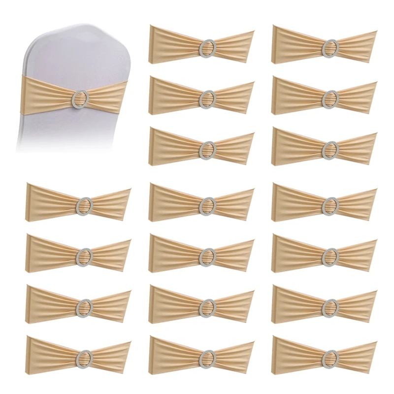 100PCS Elastic Chair Knot Wedding Decoration Buckle Sashes Back Cover Hotel Home Seat Elegant Modern Ribbon Decors,F
100PCS Elastic Chair Knot Wedding Decoration Buckle Sashes Back Cover Hotel Home Seat Elegant Modern Ribbon Decors,F