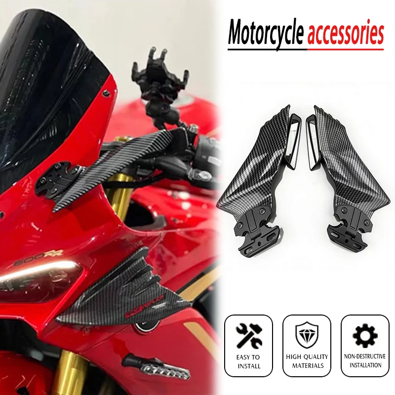 Rearview Mirror For honda CBR650R CB1000RR CB1000RR CBR600RR CBR250 Stealth Sport Winglet Mirror Kits Adjustable Stealth Mirrors
Rearview Mirror For honda CBR650R CB1000RR CB1000RR CBR600RR CBR250 Stealth Sport Winglet Mirror Kits Adjustable Stealth Mirrors
