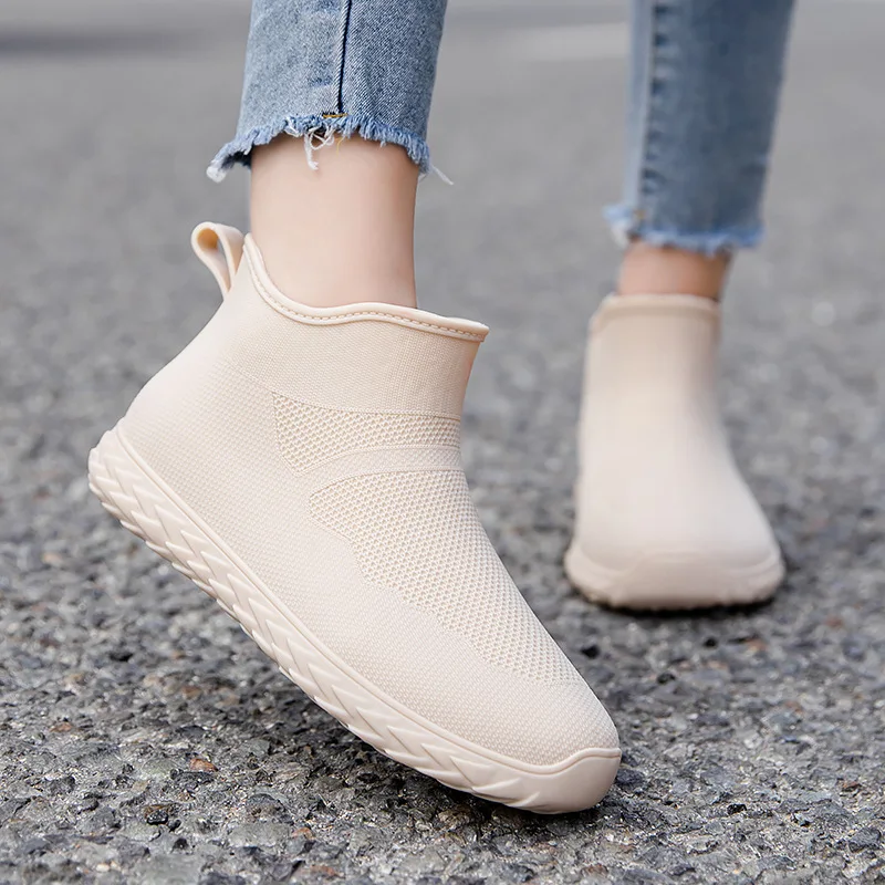 Fashion Women's Waterproof Shoes, Non-slip Rain Boots Outdoor Garden Work Rain Boots
Fashion Women's Waterproof Shoes, Non-slip Rain Boots Outdoor Garden Work Rain Boots