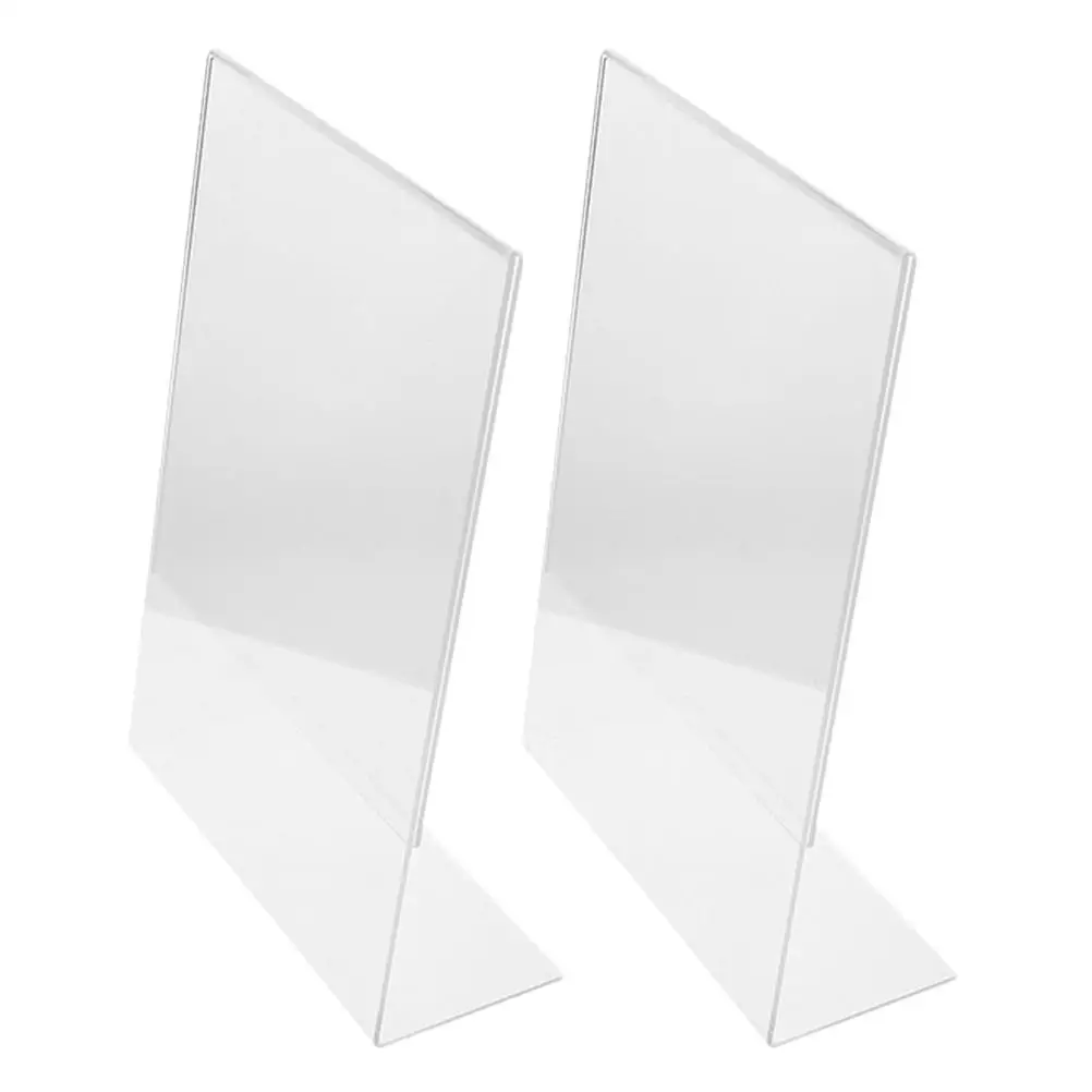 2 Pcs Acrylic Display Stand Picture Frame Drawing Board Sign Holder for Desk Menu Holders Tables
2 Pcs Acrylic Display Stand Picture Frame Drawing Board Sign Holder for Desk Menu Holders Tables