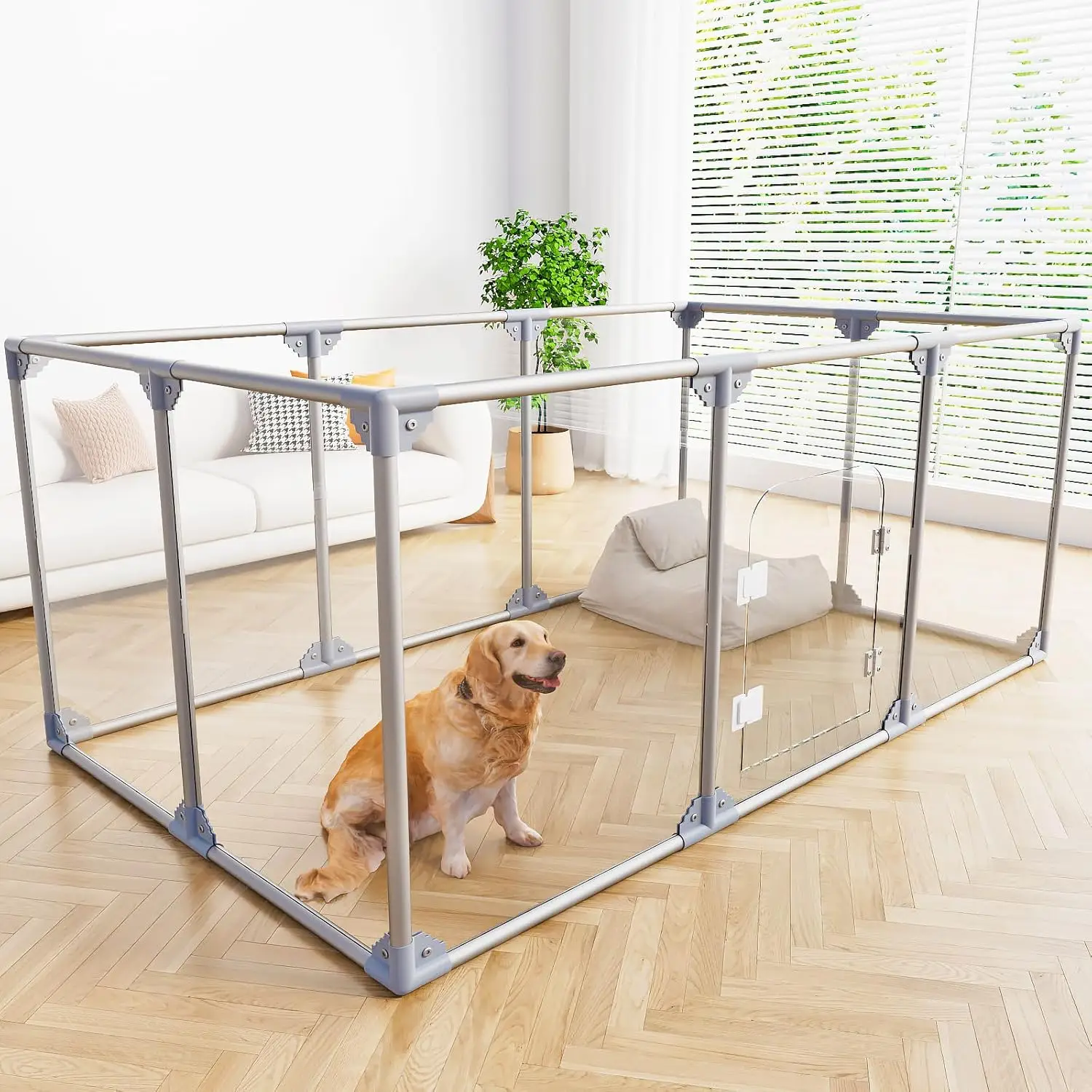 Acrylic Dog Playpen Indoor Puppy Pen 10 Panels for Puppies Dog Play Pens for Dogs Indoor
Acrylic Dog Playpen Indoor Puppy Pen 10 Panels for Puppies Dog Play Pens for Dogs Indoor