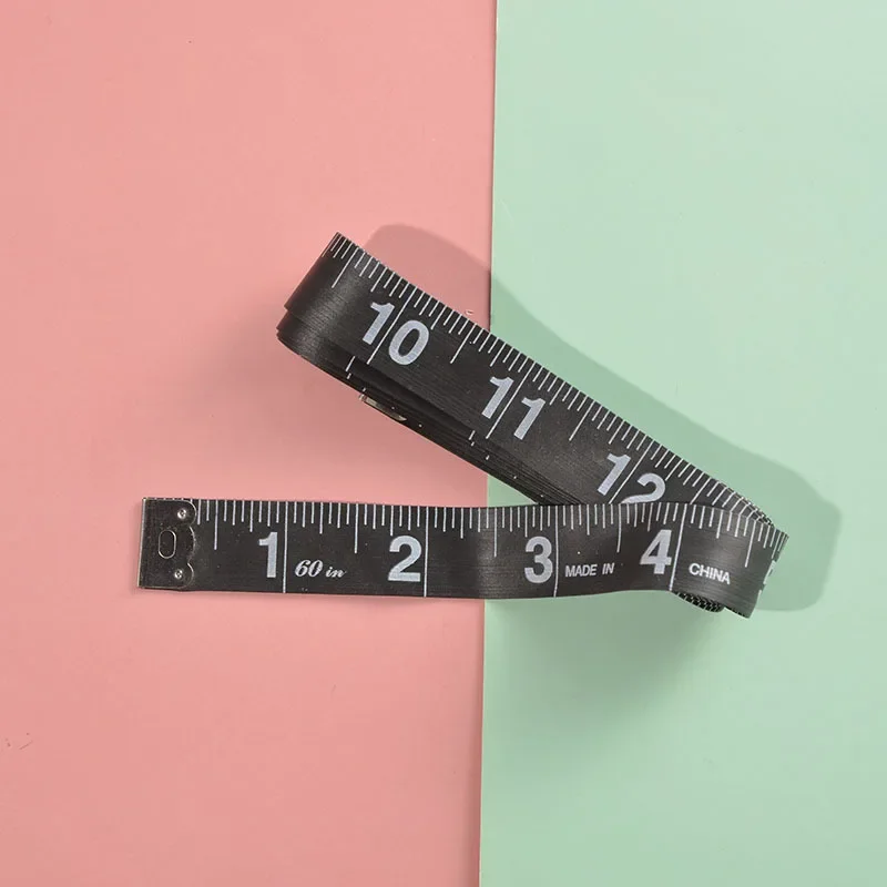 Sewing Measuring Tape, Body Measuring Ruler, Sewing Tailor Tape Measure, Soft Black, 1.5M
Sewing Measuring Tape, Body Measuring Ruler, Sewing Tailor Tape Measure, Soft Black, 1.5M