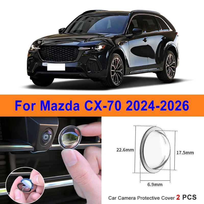 360 Reverse Image Car Camera Cover Anti-Scratch PC Lens Protector Stickers For Mazda CX-70 2024-2026 2Pcs
360 Reverse Image Car Camera Cover Anti-Scratch PC Lens Protector Stickers For Mazda CX-70 2024-2026 2Pcs