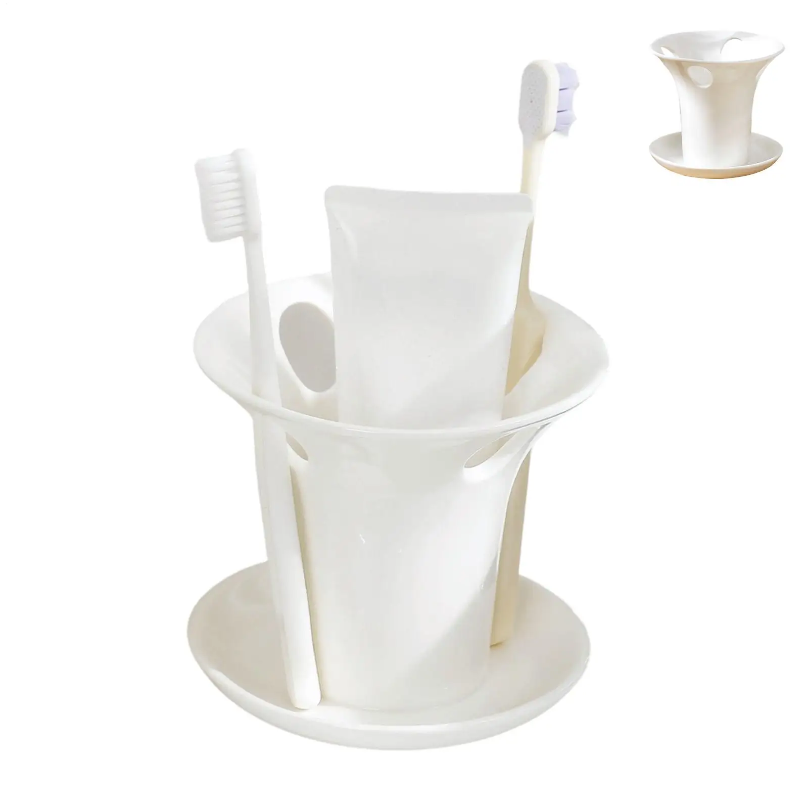 Two way magnetic Ceramic Toothbrush Holder Desktop Toothbrush suction inverted mouthwash cup Toiletries Rack Bathroom Accessory
Two way magnetic Ceramic Toothbrush Holder Desktop Toothbrush suction inverted mouthwash cup Toiletries Rack Bathroom Accessory