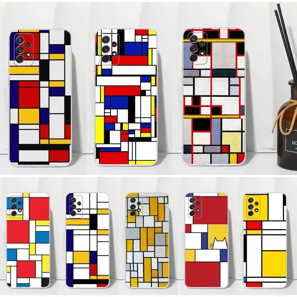 TOPLBPCS M-Mondrian Grid Phone Case For Samsung S30,S23,S21,S22,S20,Ultra,FE,Lite, S10,S9,S8,PIus,Transparent, Silicone Case
TOPLBPCS M-Mondrian Grid Phone Case For Samsung S30,S23,S21,S22,S20,Ultra,FE,Lite, S10,S9,S8,PIus,Transparent, Silicone Case