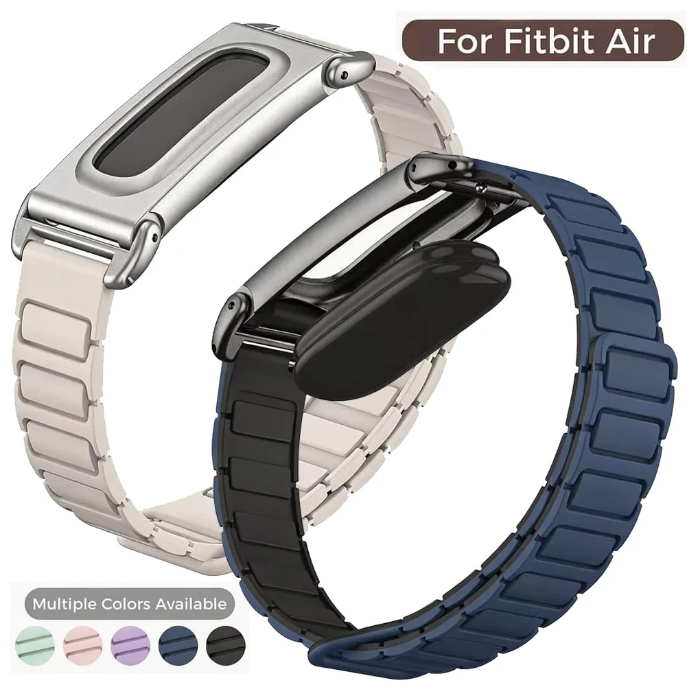For Google Fitbit Air Silicone Watch Band Adjustable Replacement Wrist Strap Magnetic Silicone Watch Band Metal Case Accessories
For Google Fitbit Air Silicone Watch Band Adjustable Replacement Wrist Strap Magnetic Silicone Watch Band Metal Case Accessories