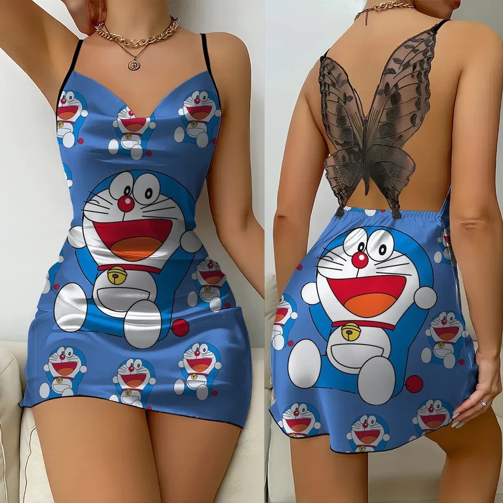 2024 New Anime Cartoon Pattern Printed Women's Dress Doraemon Women's Home Butterfly Lace Sexy Backless Mini Dress
2024 New Anime Cartoon Pattern Printed Women's Dress Doraemon Women's Home Butterfly Lace Sexy Backless Mini Dress