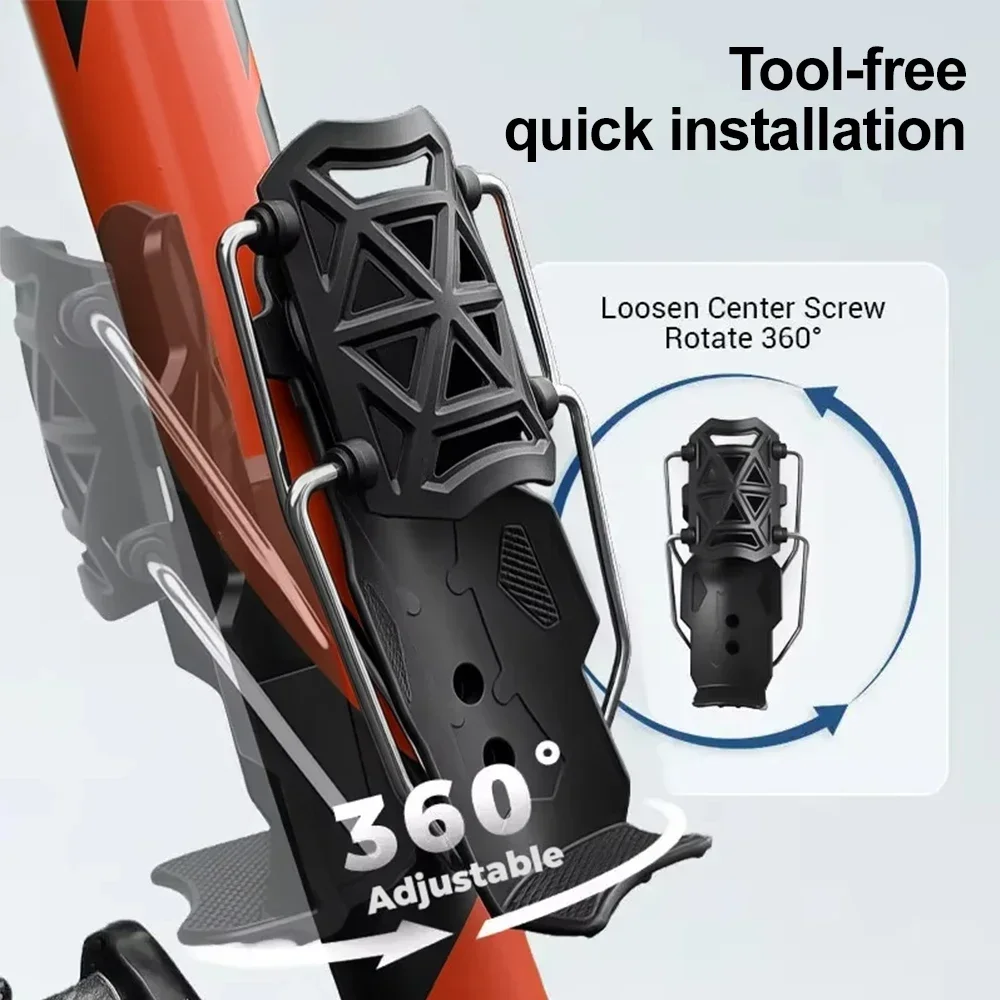 Universal Rotating Cycling Cup Holder For Bicycles Electric Bikes And Motorcycles No Drilling Required Cup Holder Cage For MTB
Universal Rotating Cycling Cup Holder For Bicycles Electric Bikes And Motorcycles No Drilling Required Cup Holder Cage For MTB