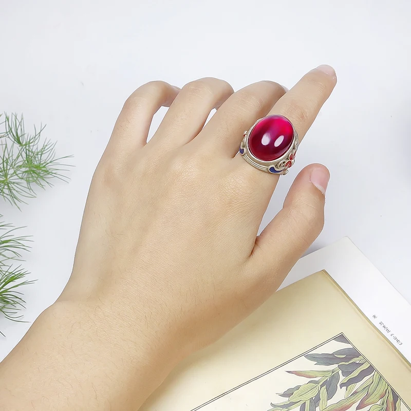 Party Ring featuring Adjustable Natural Gemstone green jade
Party Ring featuring Adjustable Natural Gemstone green jade