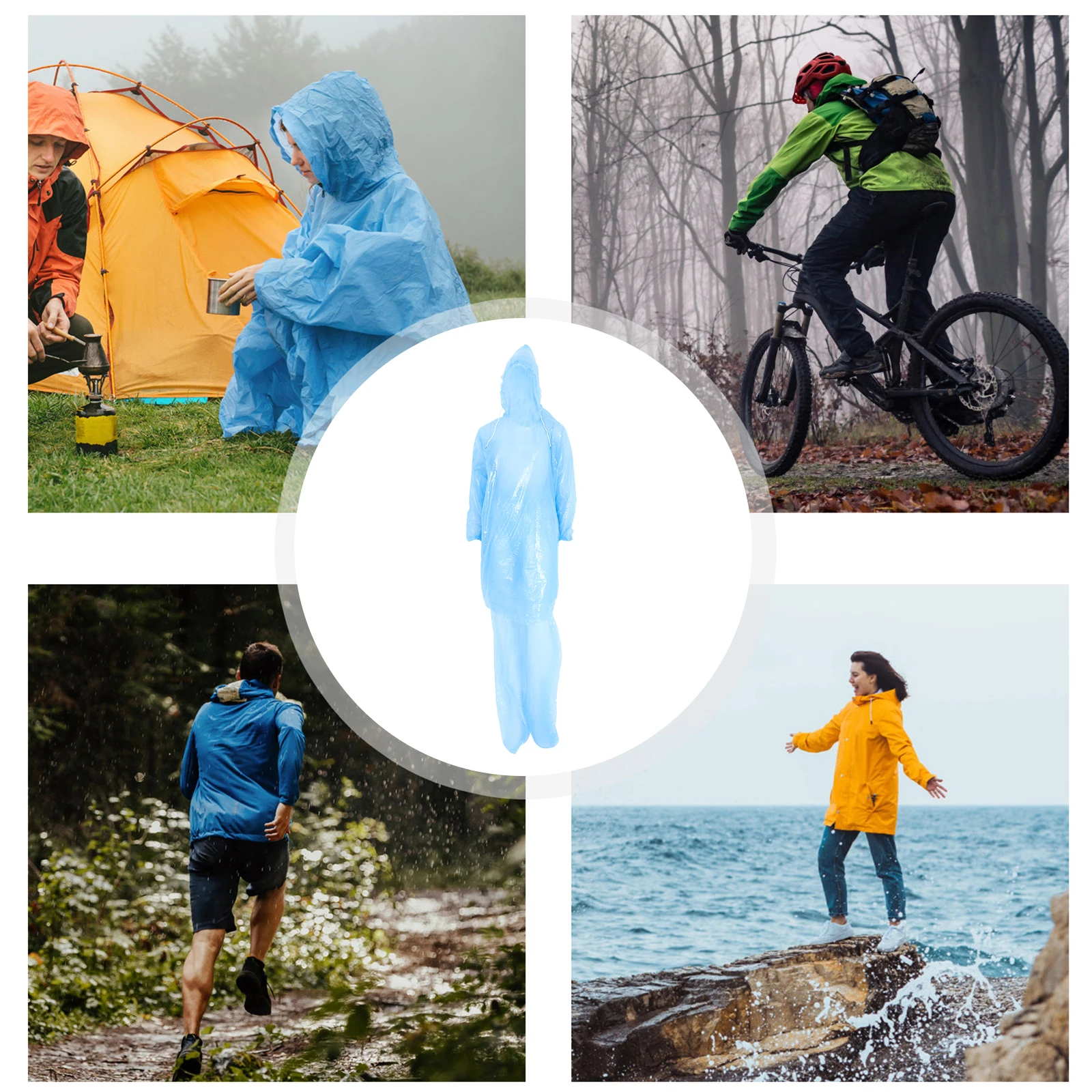 Raincoat Pants Set Waterproof Windproof Hooded Rainsuit Adult Disposable Poncho Lightweight Packable Travel Friendly One Size
Raincoat Pants Set Waterproof Windproof Hooded Rainsuit Adult Disposable Poncho Lightweight Packable Travel Friendly One Size