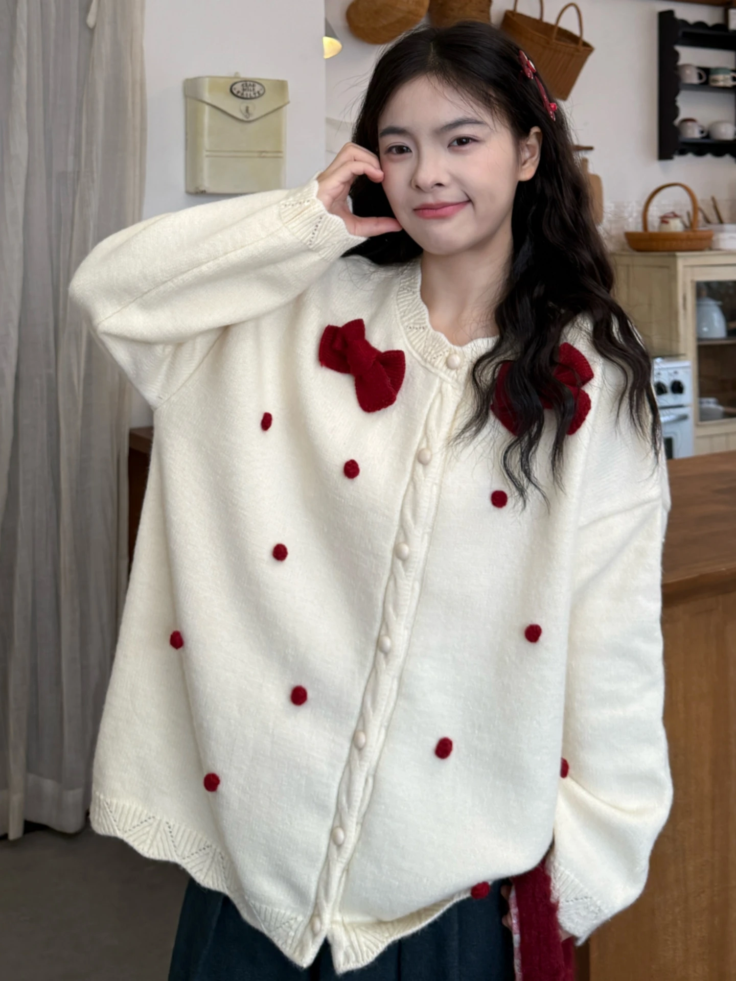 Loose Knitted Cardigan Sweater Women's Spring Autumn New Style plus Size Lazy Style Knot Casual Comfortable Top
Loose Knitted Cardigan Sweater Women's Spring Autumn New Style plus Size Lazy Style Knot Casual Comfortable Top