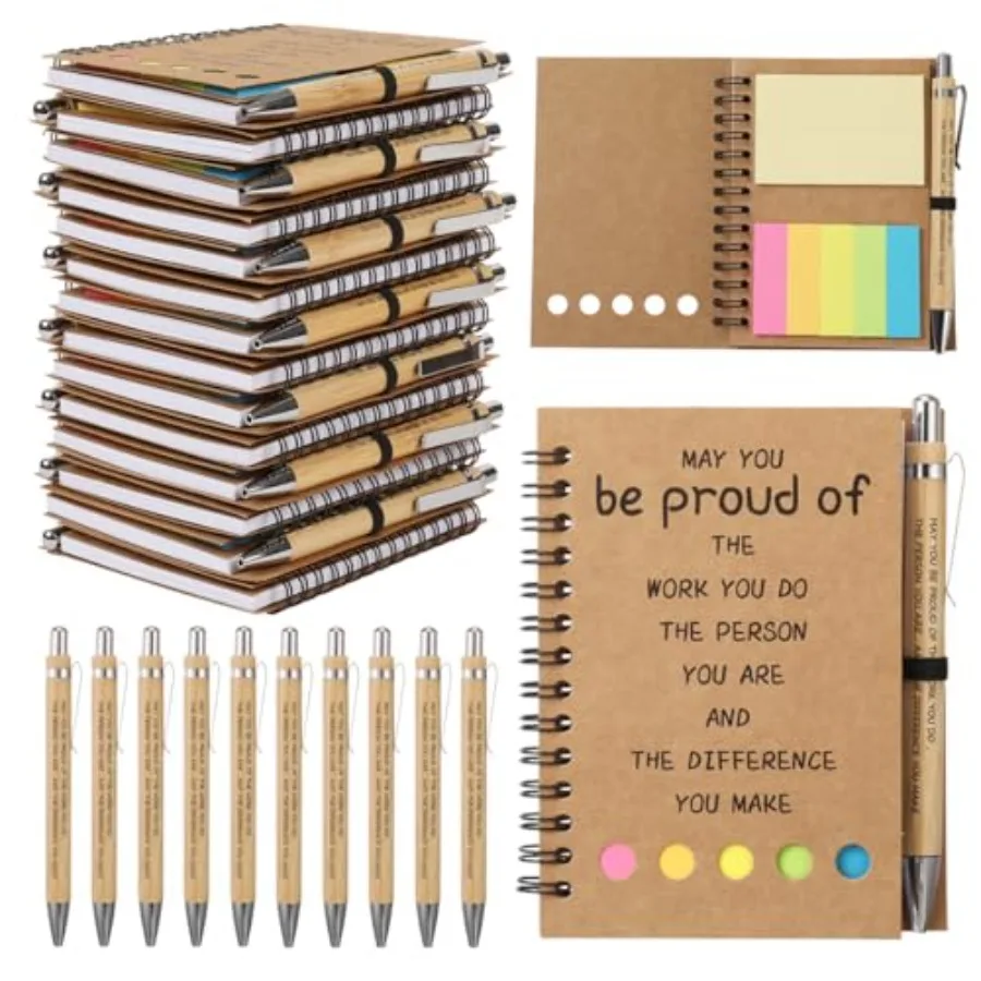 30 Sets Employee Appreciation Gifts Bulk Inspirational Spiral Notebook with Motivational Pens and Sticky Notes for Coworkers, T
30 Sets Employee Appreciation Gifts Bulk Inspirational Spiral Notebook with Motivational Pens and Sticky Notes for Coworkers, T