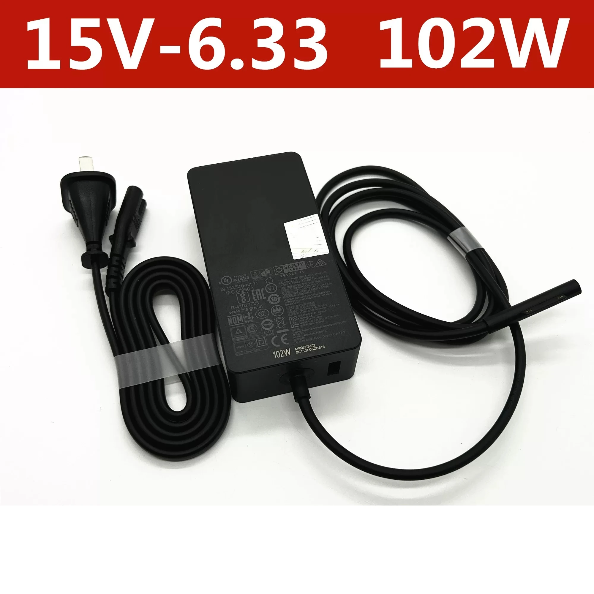 For Microsoft BOOK 2 1798 102W Enhanced Edition Single Display Power Adapter 15V6.33A Charger
For Microsoft BOOK 2 1798 102W Enhanced Edition Single Display Power Adapter 15V6.33A Charger