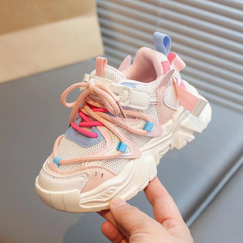 2025 Child Sneakers Kids Girl's Shoes Mesh Splicing Girl Boys Casual Shoe Spring Children's Hook Loop Lace Up Trainers for 26-37
2025 Child Sneakers Kids Girl's Shoes Mesh Splicing Girl Boys Casual Shoe Spring Children's Hook Loop Lace Up Trainers for 26-37
