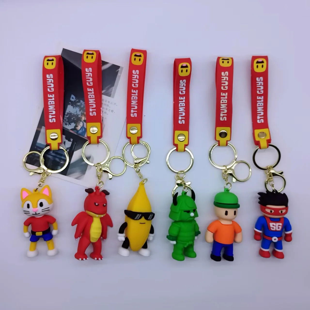New Creative Cartoon Stumbling Doll Keychain Bag Car Keychain Accessories Wholesale Fashion Toys Anime Cartoon Frind Kawaii Cute
New Creative Cartoon Stumbling Doll Keychain Bag Car Keychain Accessories Wholesale Fashion Toys Anime Cartoon Frind Kawaii Cute