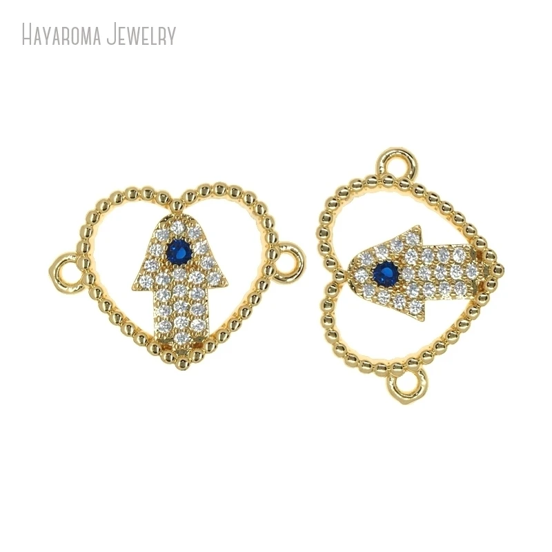 2Pcs Invisible Setting Metal Cubic Zirconia Hearts Heart Point Geometric Hand Shape Gold Color Connector PC49325
2Pcs Invisible Setting Metal Cubic Zirconia Hearts Heart Point Geometric Hand Shape Gold Color Connector PC49325