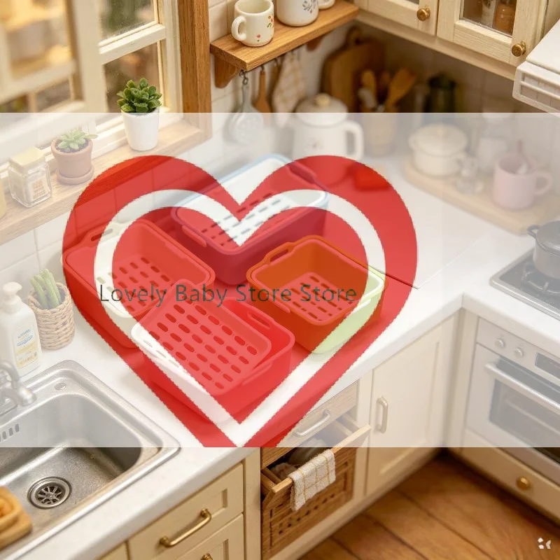 【BS】1 Set 1:12 Scale Dollhouse Sink Organizer With Removable Tray Miniature Kitchen Drain Basket For Mini Kitchen Decor
【BS】1 Set 1:12 Scale Dollhouse Sink Organizer With Removable Tray Miniature Kitchen Drain Basket For Mini Kitchen Decor
