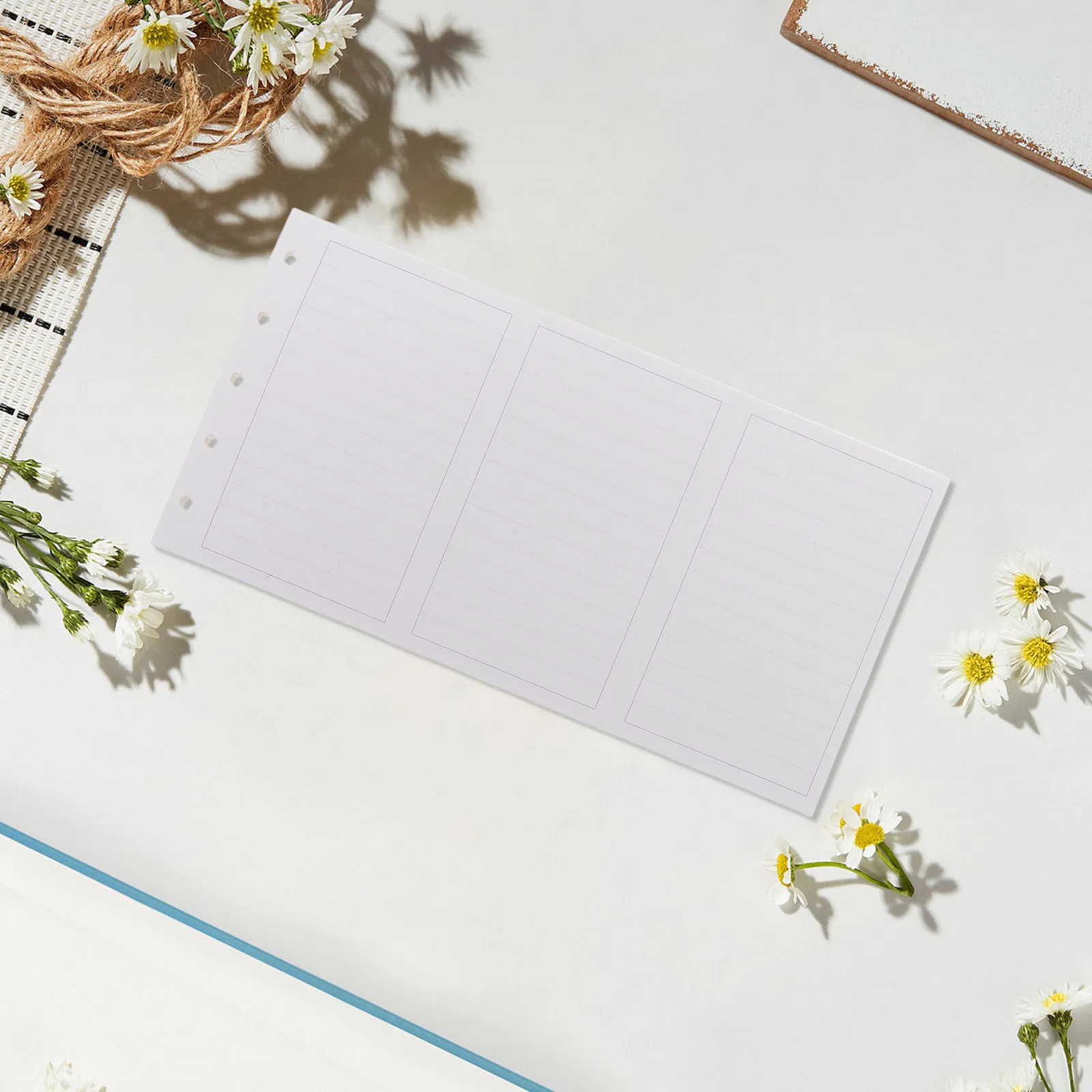 20Pcs Refillable Notebook Paper M5 Tri Fold 5 Hole Loose Leaf Binder Pages Lined Notepad Refills for Planner Journal Office
20Pcs Refillable Notebook Paper M5 Tri Fold 5 Hole Loose Leaf Binder Pages Lined Notepad Refills for Planner Journal Office
