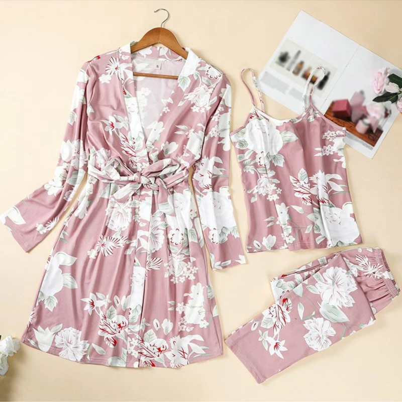3PCS Nightgowns Women's Clothing Homewear Thin New Comfortable Casual Simple Wearable Versatile Elegant Loose Fit Spring Autumn
3PCS Nightgowns Women's Clothing Homewear Thin New Comfortable Casual Simple Wearable Versatile Elegant Loose Fit Spring Autumn