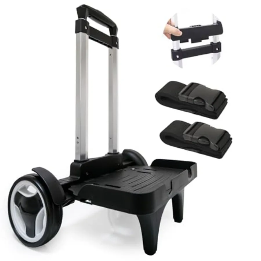 Backpack Trolley Cart with Stair-Climbing Wheels Foldable Aluminum Frame, Adjustable Handle and 77 lbs Capacity Quiet Large Whe
Backpack Trolley Cart with Stair-Climbing Wheels Foldable Aluminum Frame, Adjustable Handle and 77 lbs Capacity Quiet Large Whe
