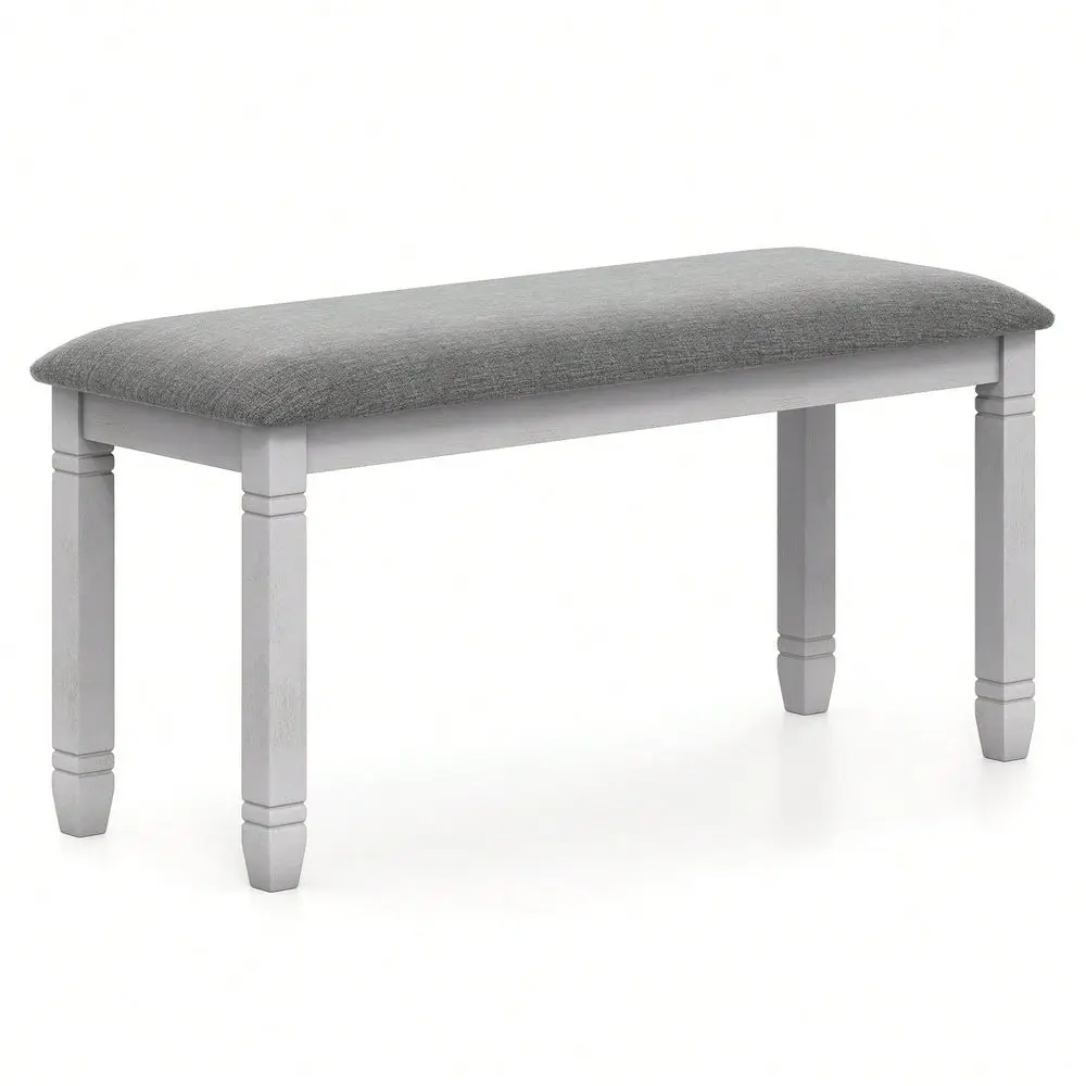 Bedroom Bench W Padded Seat Solid Wood Legs For Dining Room
Bedroom Bench W Padded Seat Solid Wood Legs For Dining Room