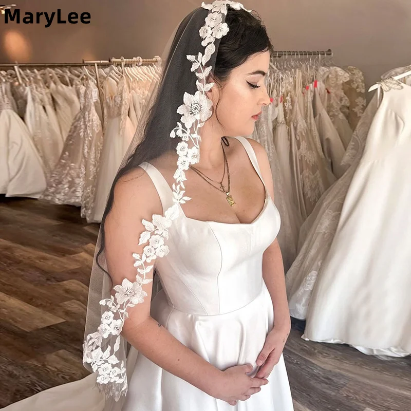 Свадебная фата с цветочной вышивкой на кончиках пальцев, индивидуальная одноярусная короткая свадебная фата с кружевной отделкой Velos De Novia Mariage, фата невесты
Свадебная фата с цветочной вышивкой на кончиках пальцев, индивидуальная одноярусная короткая свадебная фата с кружевной отделкой Velos De Novia Mariage, фата невесты