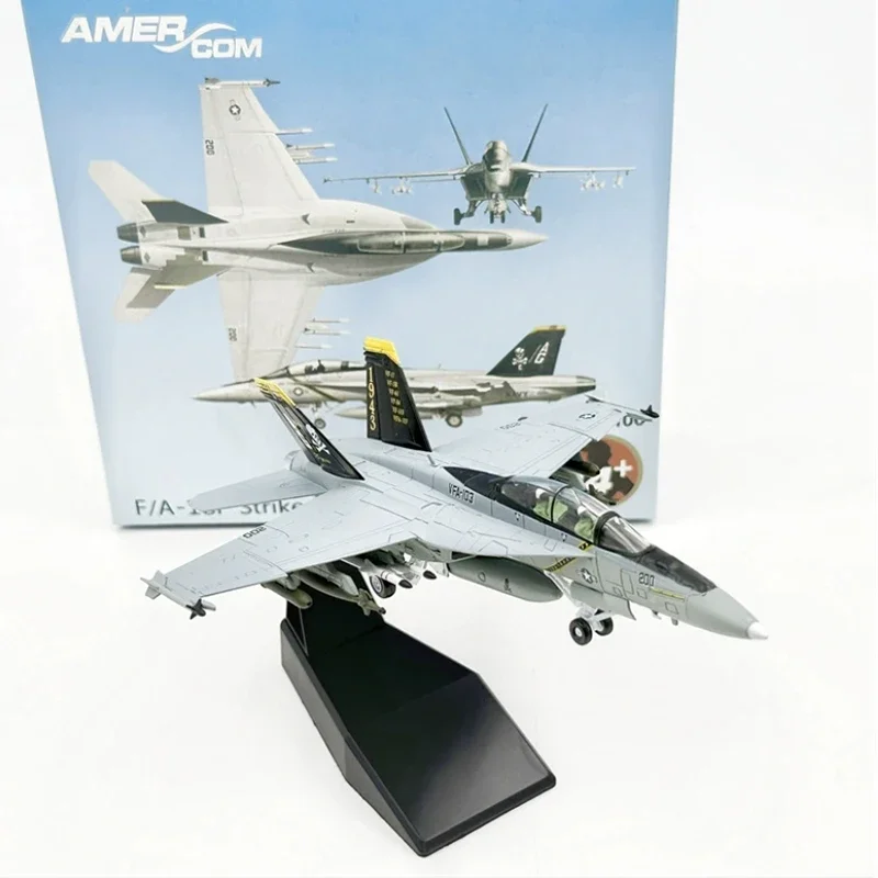 Новая масштабная модель игрушки 1/100 F18 Grumman Tomcat F/A-18F VF103 Истребитель пиратского флага ВВС армии США Литой под давлением самолет Игрушечный дисплей
Новая масштабная модель игрушки 1/100 F18 Grumman Tomcat F/A-18F VF103 Истребитель пиратского флага ВВС армии США Литой под давлением самолет Игрушечный дисплей