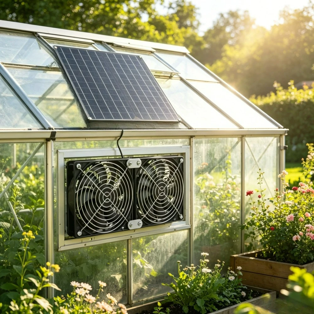 IPX7 Waterproof Solar Dual Exhaust Fan Kit 15W Solar Powered Ventilation Cooler for Dog House Chicken Coop Greenhouse Barn
IPX7 Waterproof Solar Dual Exhaust Fan Kit 15W Solar Powered Ventilation Cooler for Dog House Chicken Coop Greenhouse Barn