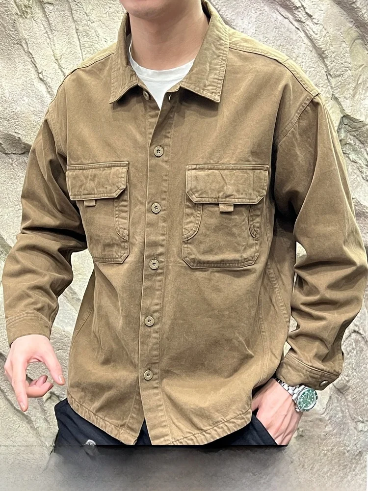 100% Cotton Vintage Washed Long Sleeve Men's Shirt Fashionable Distressed Look Straight from the Store Standard Fit Fall 2025
100% Cotton Vintage Washed Long Sleeve Men's Shirt Fashionable Distressed Look Straight from the Store Standard Fit Fall 2025