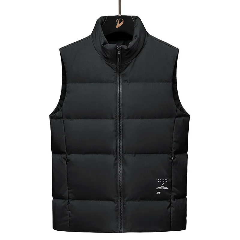New Winter Fleece Warm Down Vests Men Casual Stand Collar Zipper Men's Sleeveless Vest Coats Fashion Solid Color Mens Waistcoat
New Winter Fleece Warm Down Vests Men Casual Stand Collar Zipper Men's Sleeveless Vest Coats Fashion Solid Color Mens Waistcoat