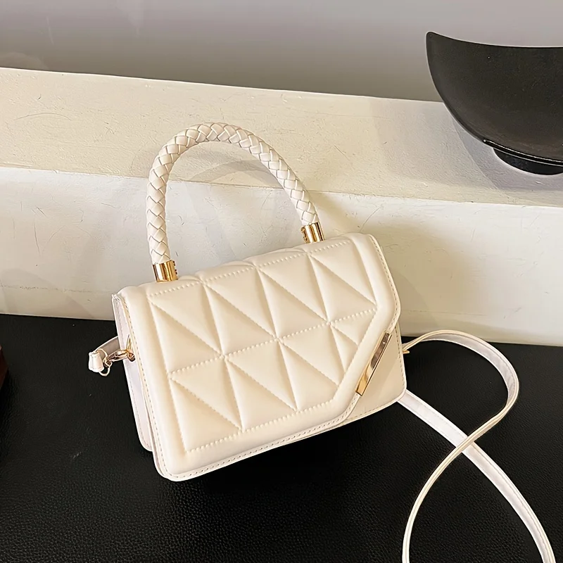 Handbag, 2024 Summer New Retro Style, Versatile Mini Crossbody Bag With Top Handle, Fashionable Casual Shoulder Purse
Handbag, 2024 Summer New Retro Style, Versatile Mini Crossbody Bag With Top Handle, Fashionable Casual Shoulder Purse