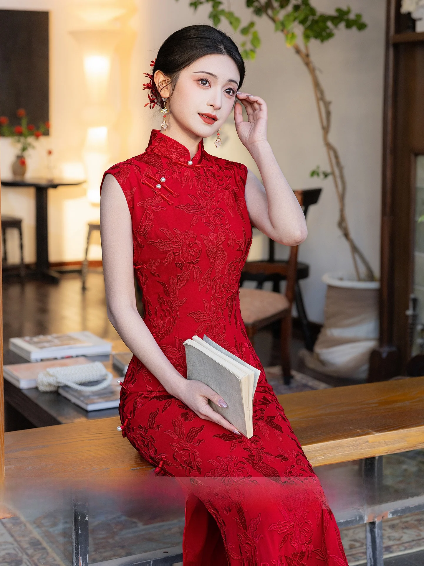 Red Svel Wedding Dr for Women Summer Engagement Ceremony New Chinese Sle Cus-Made Long Skirt Breathable
Red Svel Wedding Dr for Women Summer Engagement Ceremony New Chinese Sle Cus-Made Long Skirt Breathable