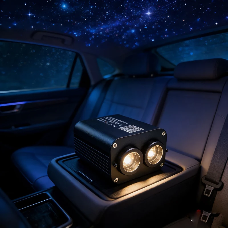 Optic Lights Smart phone Bicolor Double Heads APP Twinkle Light engine RF control Car Roof Cable Starry Effect Ceiling LED NEW
Optic Lights Smart phone Bicolor Double Heads APP Twinkle Light engine RF control Car Roof Cable Starry Effect Ceiling LED NEW