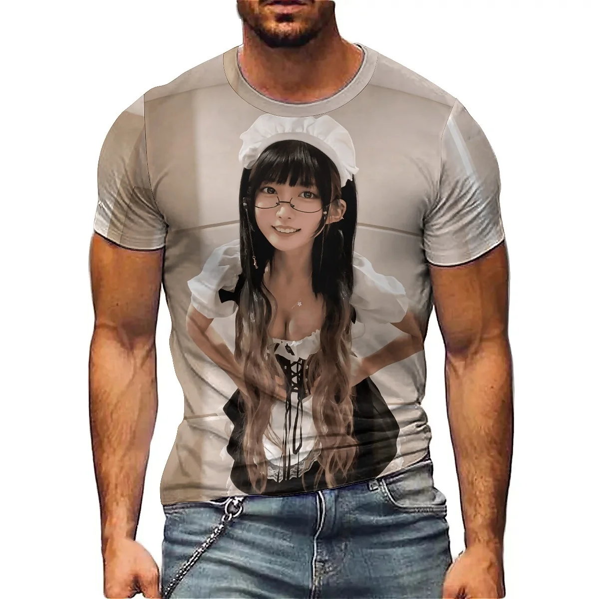 Breathable Quick-Drying Stylish Pattern Men's 3D Printed Short Sleeve T-Shirt - High-Quality
Breathable Quick-Drying Stylish Pattern Men's 3D Printed Short Sleeve T-Shirt - High-Quality