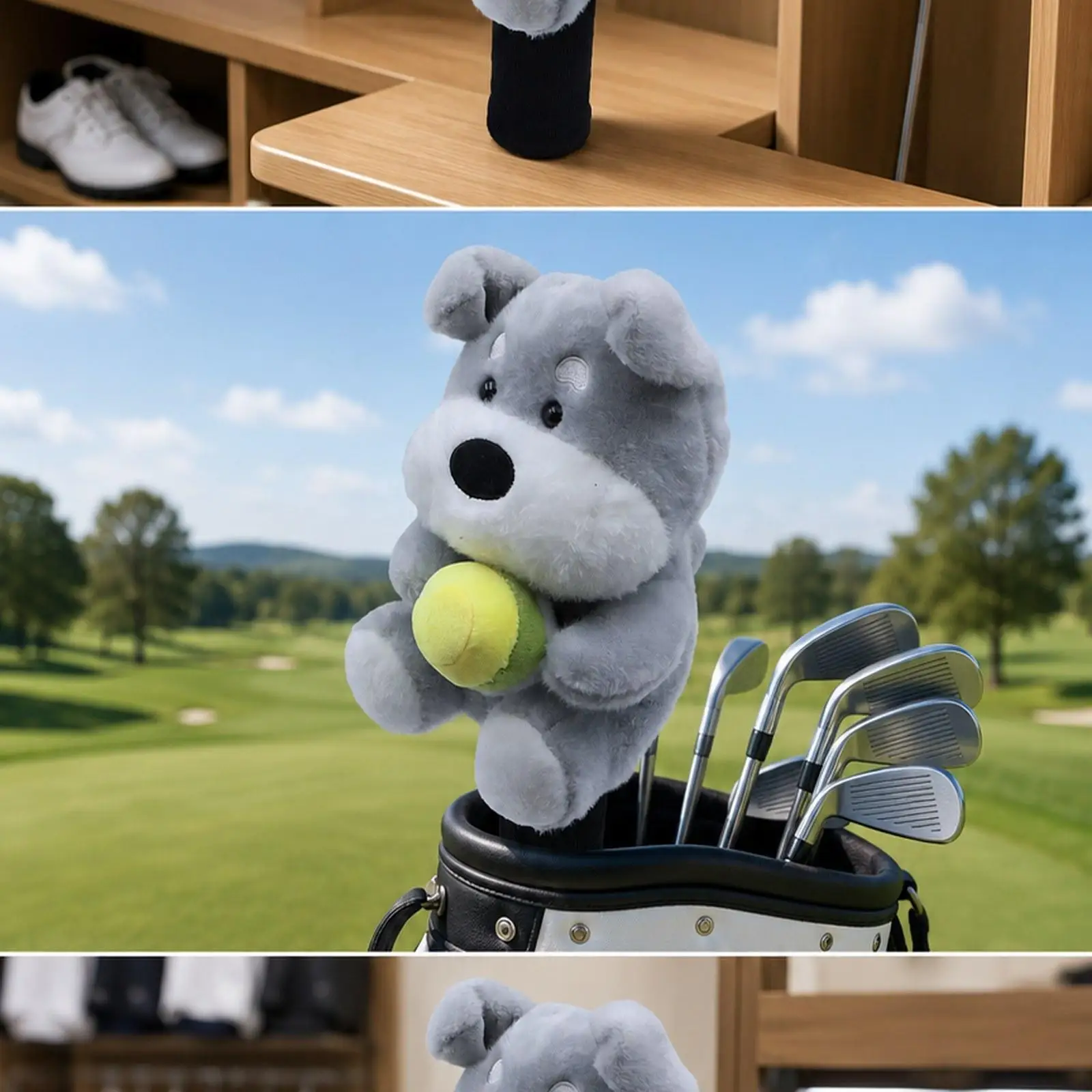 Plush Golf Wood Club Headcover Animal Sleeve Guard Protective Cover for Golf Driver Equipment Gift for Adults
Plush Golf Wood Club Headcover Animal Sleeve Guard Protective Cover for Golf Driver Equipment Gift for Adults
