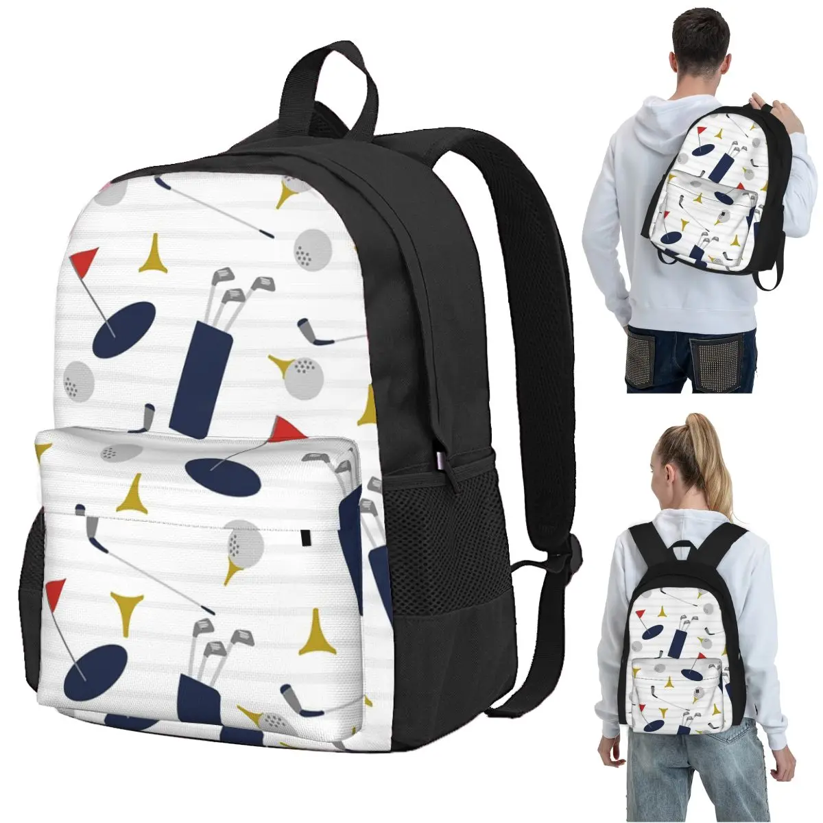 Cute Golf Pattern Backpack Student BookBag Children School Bag Laptop Shoulder Bags for Men Women
Cute Golf Pattern Backpack Student BookBag Children School Bag Laptop Shoulder Bags for Men Women